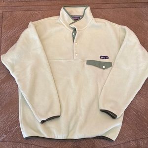 Patagonia Snap T Synchilla Fleece Pullover Mens Size Large Mint Green